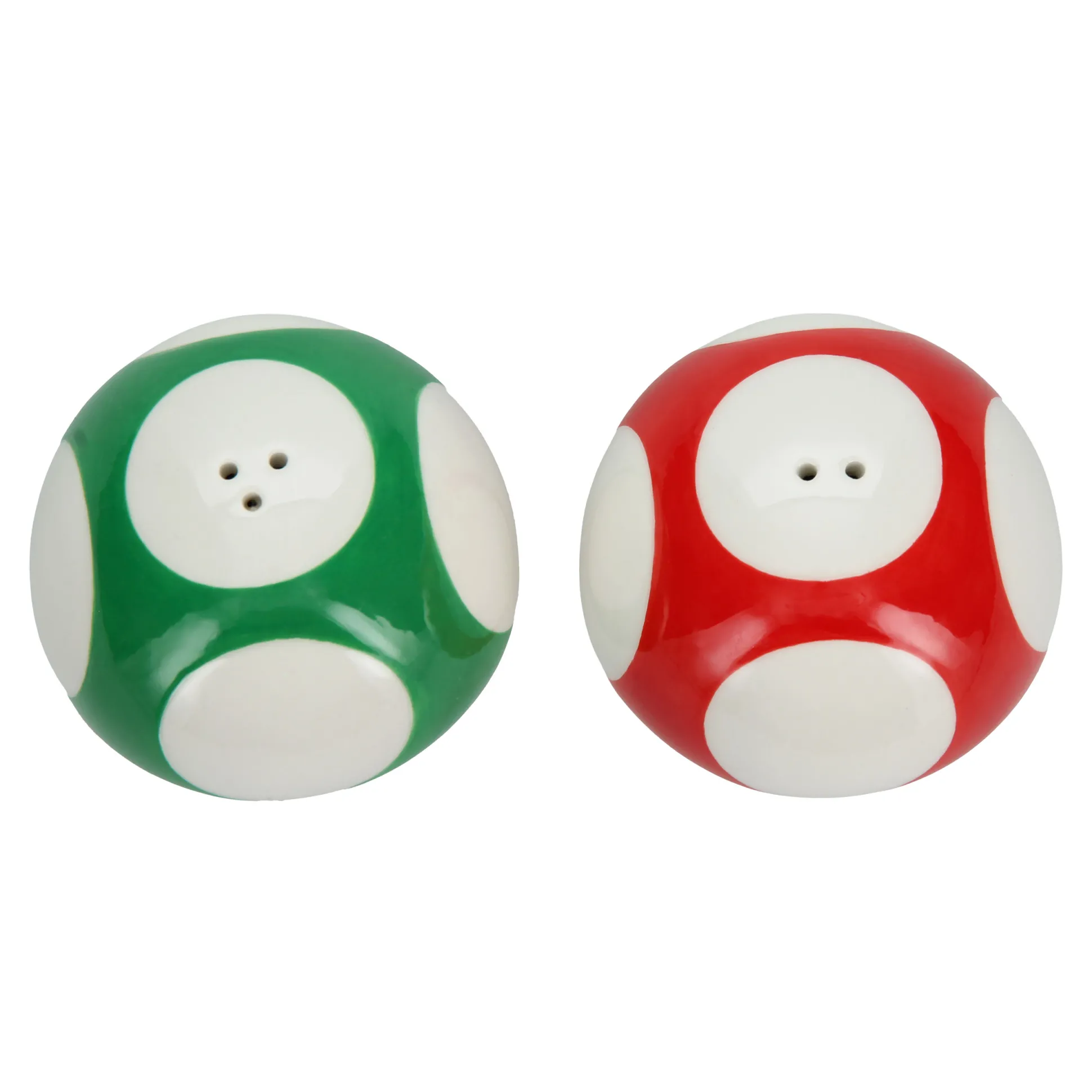 Super Mario - Super Paddestoel en 1 UP Paddestoel Zout & Peperstrooiers