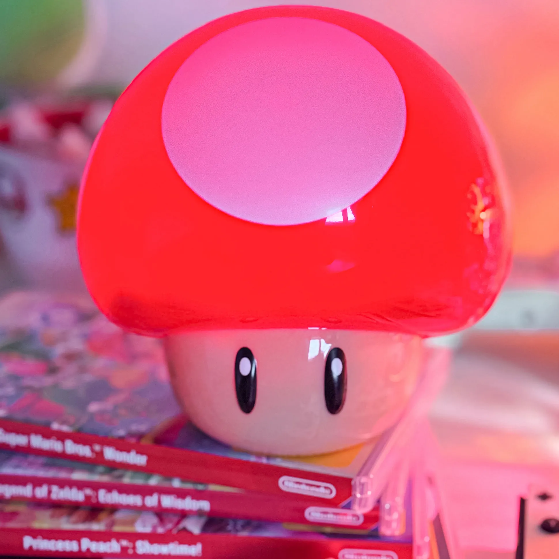 Super Mario - Super-Paddenstoel Tafellamp met Geluid