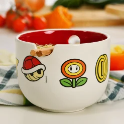 Super Mario - Symbolen Ramen Kom met Eetstokjes
