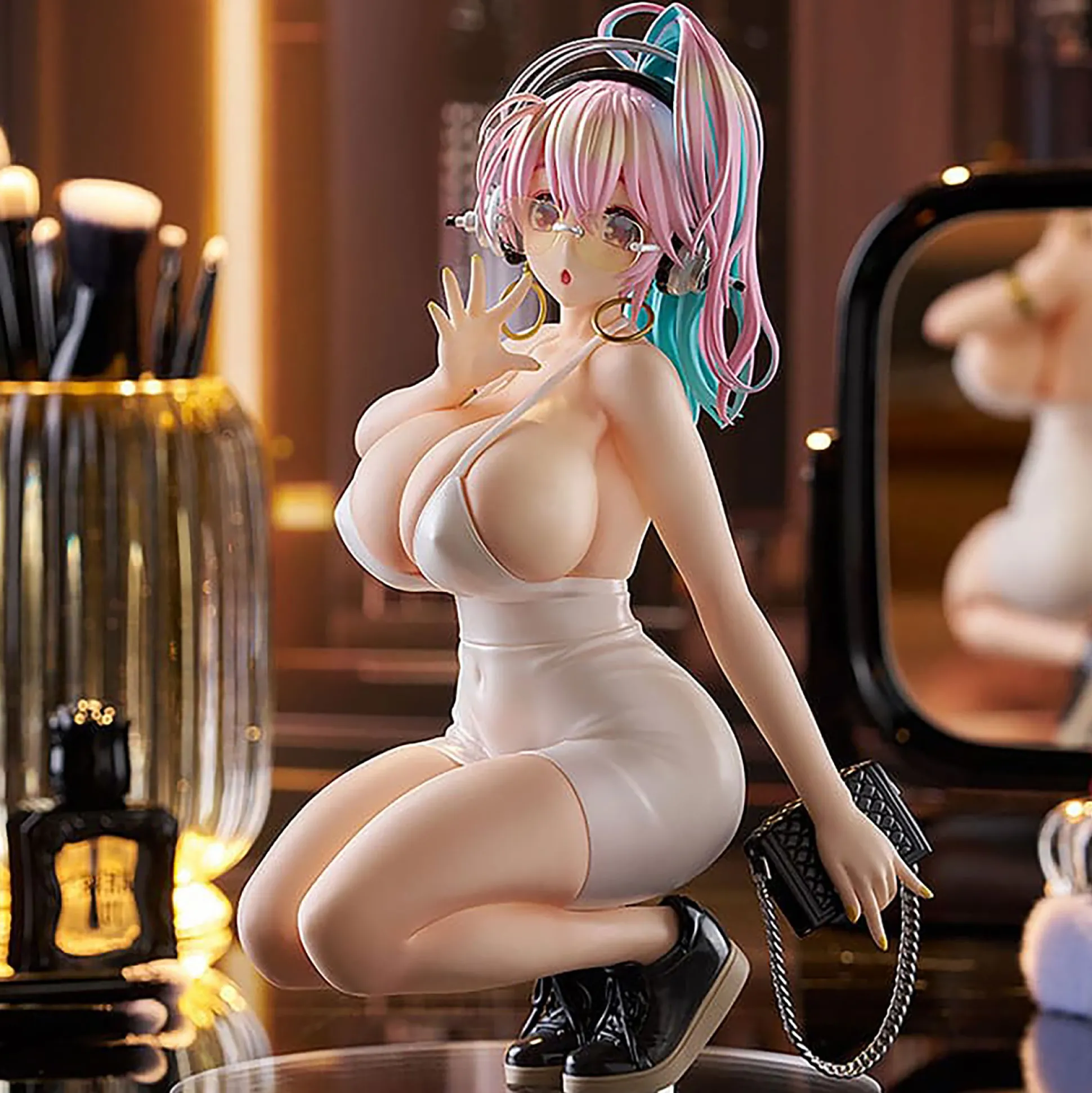 Super Sonico - Pop Up Parade Figuur 15th Mini Dress Version
