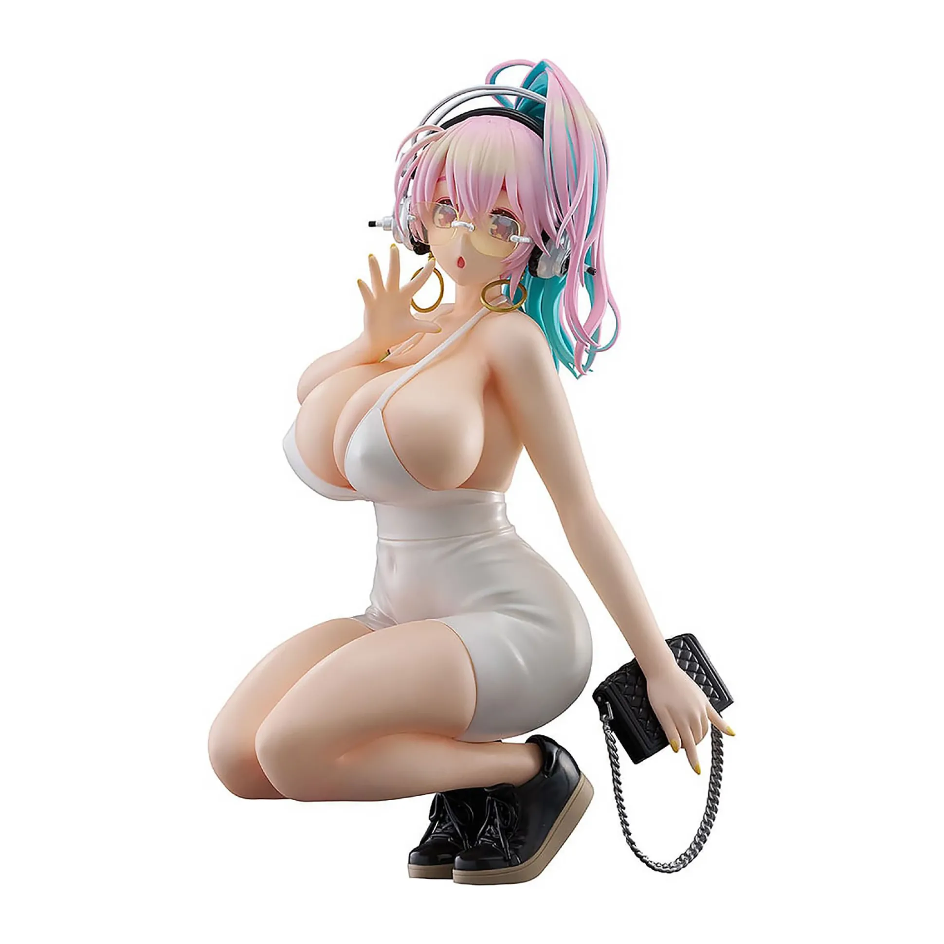 Super Sonico - Pop Up Parade Figuur 15th Mini Dress Version