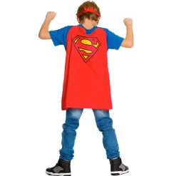 Superman - Kinder T-shirt met Cape & Oogmasker
