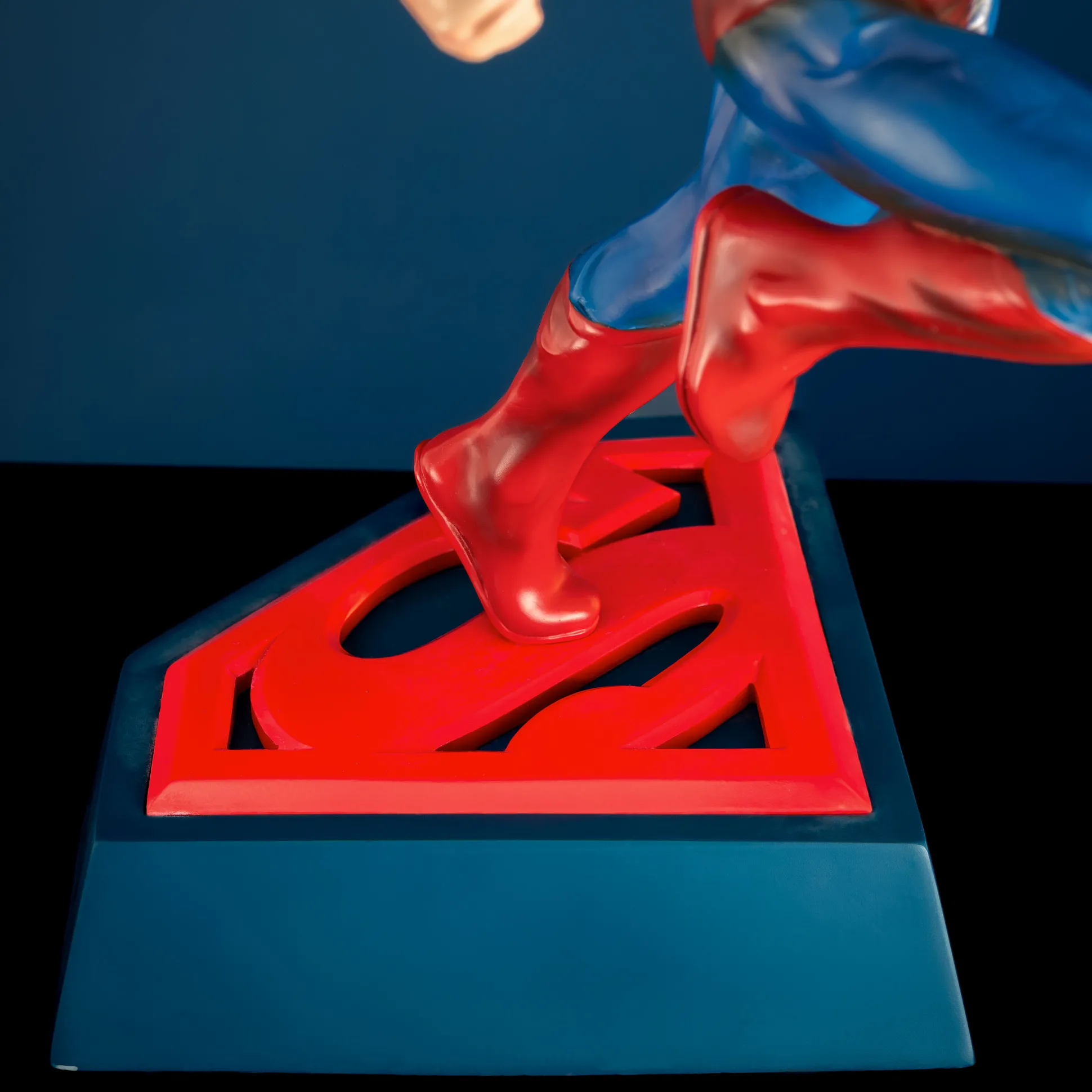 Superman Stripfiguur Standbeeld