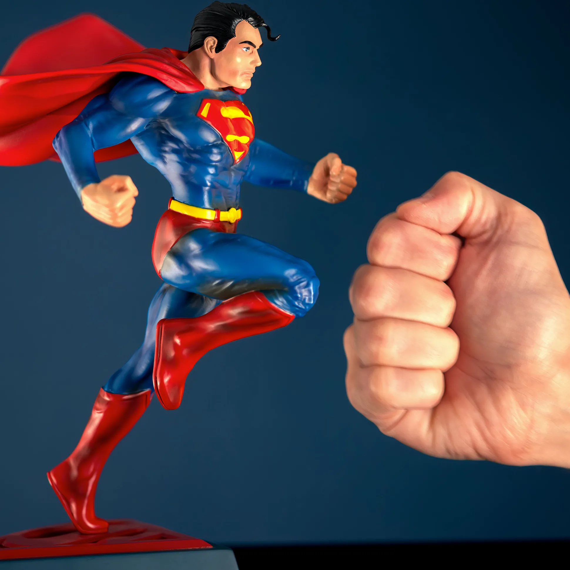 Superman Stripfiguur Standbeeld