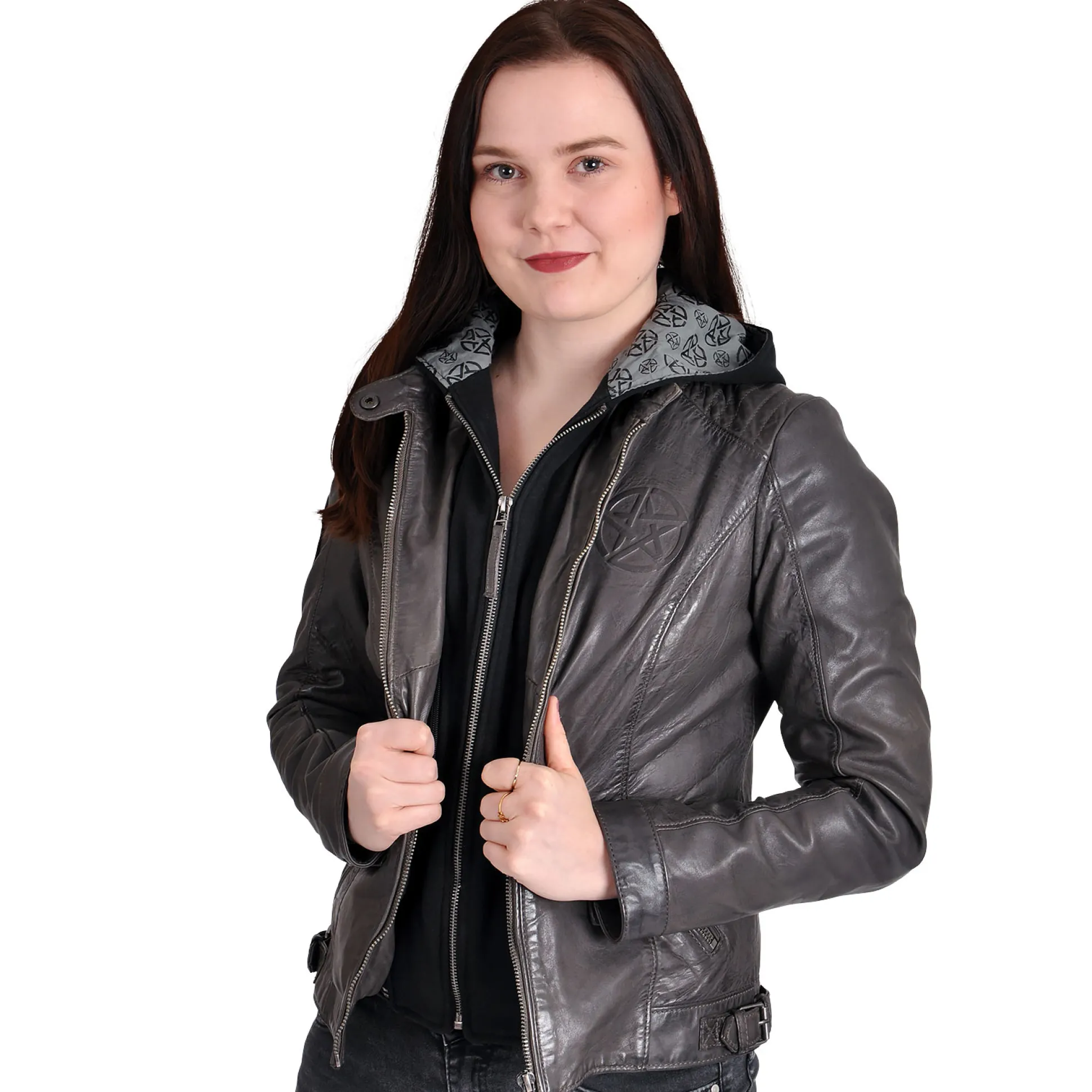 Supernatural - Anti Possession Symbool Leren Jas Dames