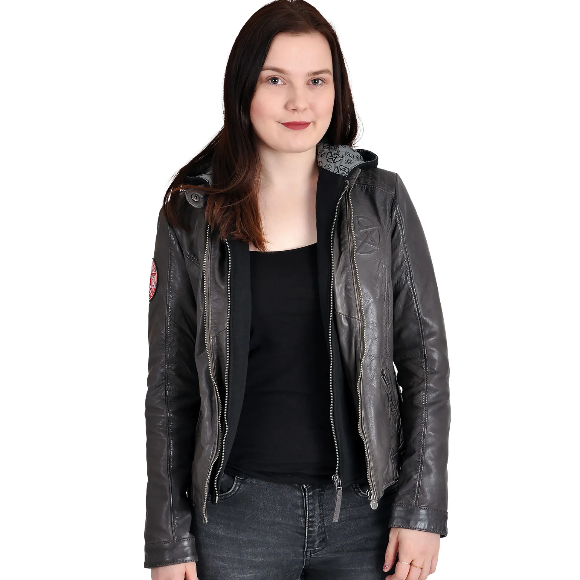 Supernatural - Anti Possession Symbool Leren Jas Dames