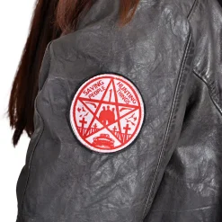 Supernatural - Anti Possession Symbool Leren Jas Dames