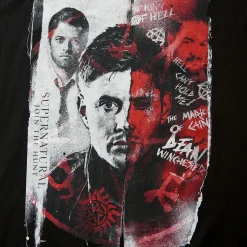 Supernatural - Dean Winchester T-shirt zwart