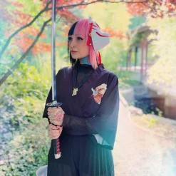 Tanjiro Kamado Katana Replica met Schede voor Demon Slayer Fans