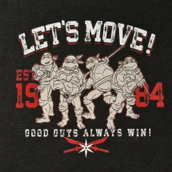 Teenage Mutant Ninja Turtles - Lets Move! T-shirt zwart