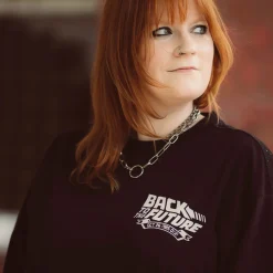 Terug naar de Toekomst - DeLorean Oversize T-Shirt zwart