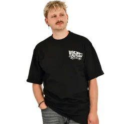 Terug naar de Toekomst - DeLorean Oversize T-Shirt zwart