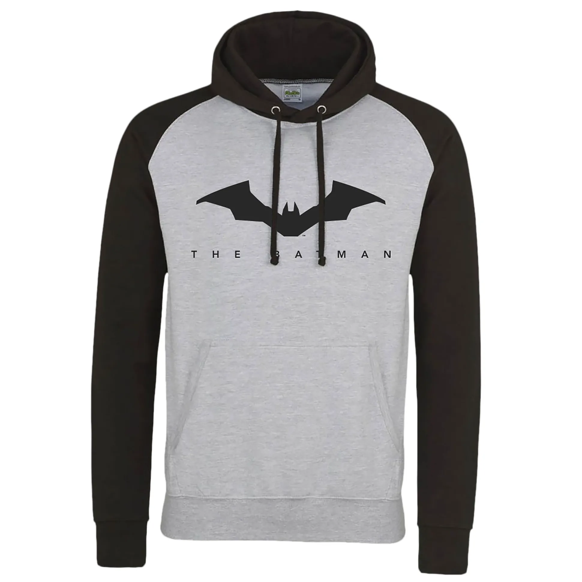 The Batman - Logo Baseball Hoodie grijs-zwart