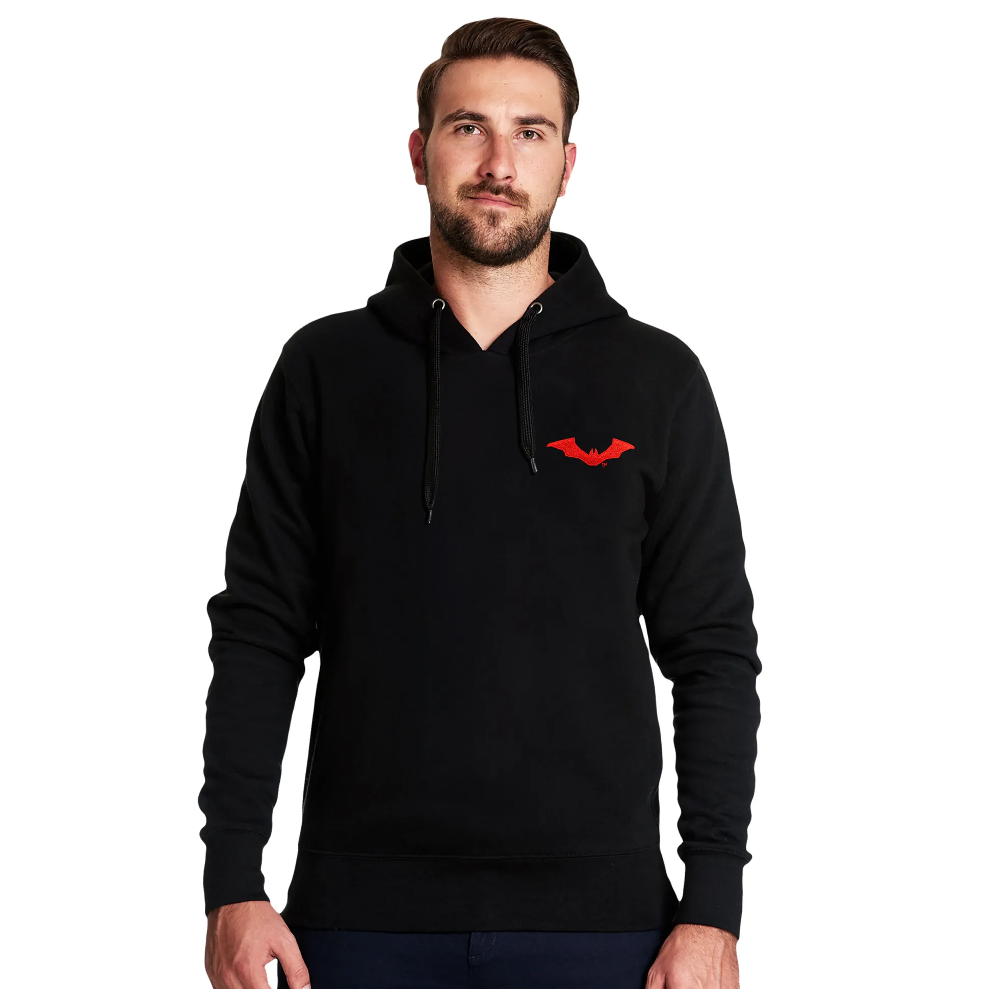 The Batman Logo Hoodie Zwart