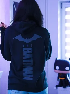 The Batman Logo Hoodie Zwart