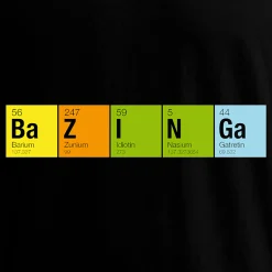 The Big Bang Theory - Periodieke Bazinga Fan T-Shirt