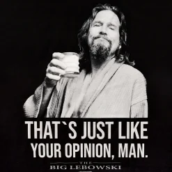 The Big Lebowski - Dude T-shirt zwart