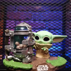 The Child met Ei Houder Funko Pop Bobblehead Figuur - Star Wars The Mandalorian