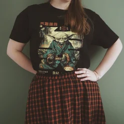 The Force Calligraphy T-Shirt voor Star Wars Fans Zwart