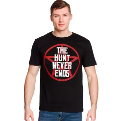 The Hunt Never Ends T-shirt voor Supernatural Fans zwart