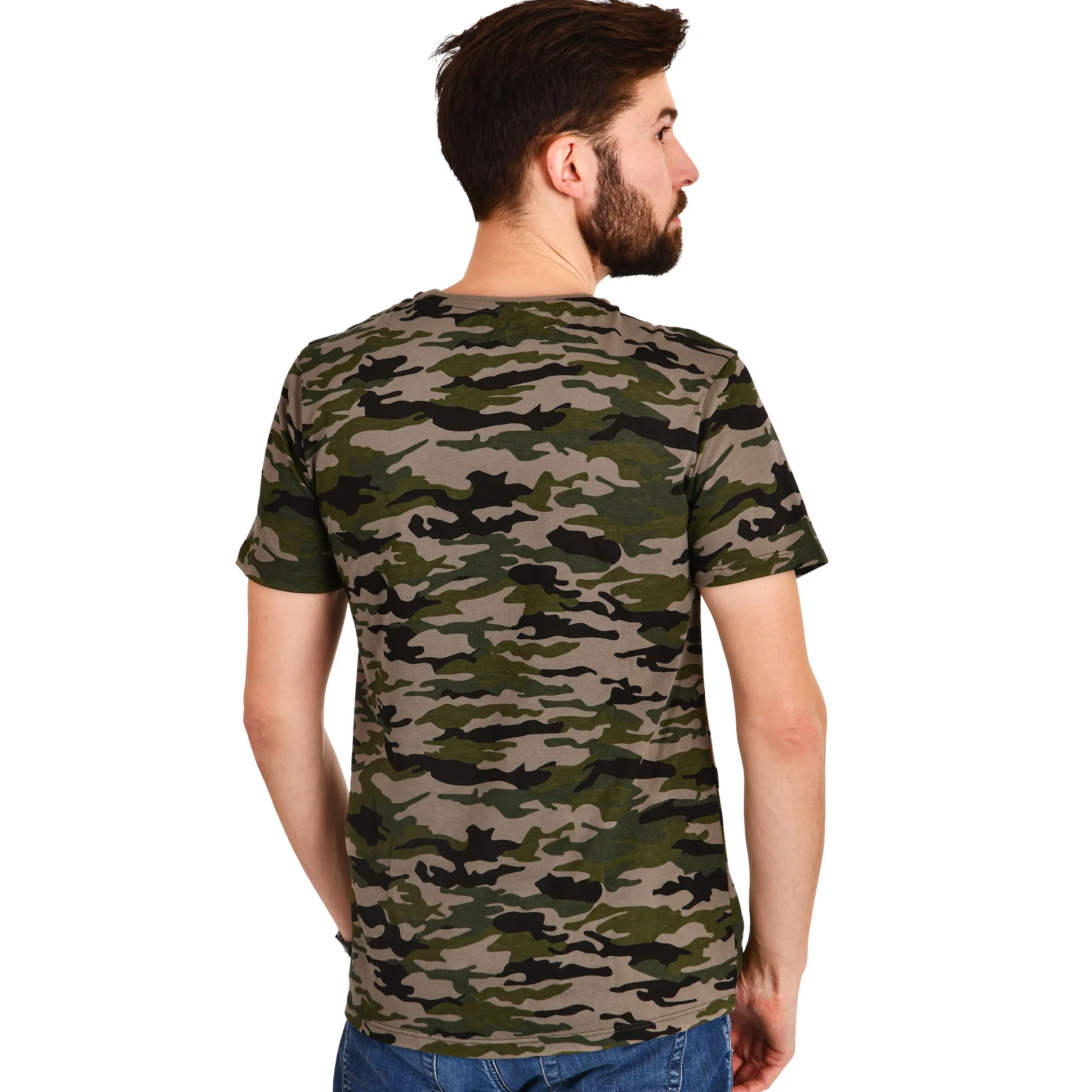 The Mandalorian Camouflage Logo T-Shirt - Star Wars