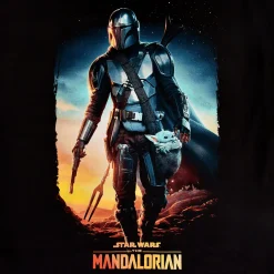 Through The Galaxy T-Shirt zwart - Star Wars Mandalorian