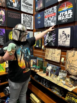 Through The Galaxy T-Shirt zwart - Star Wars Mandalorian