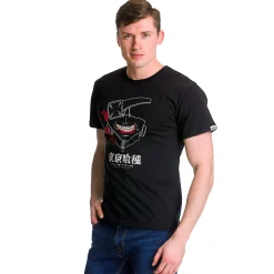 Tokyo Ghoul - Kaneki Mask T-Shirt Zwart
