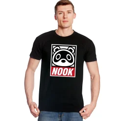Tom Nook T-Shirt voor Animal Crossing Fans Zwart