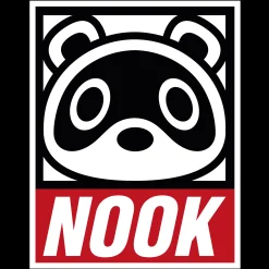 Tom Nook T-Shirt voor Animal Crossing Fans Zwart