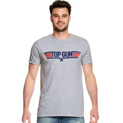 Top Gun - Logo T-shirt grijs