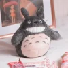 Totoro - Glimlachend Pluche Figuur Grijs