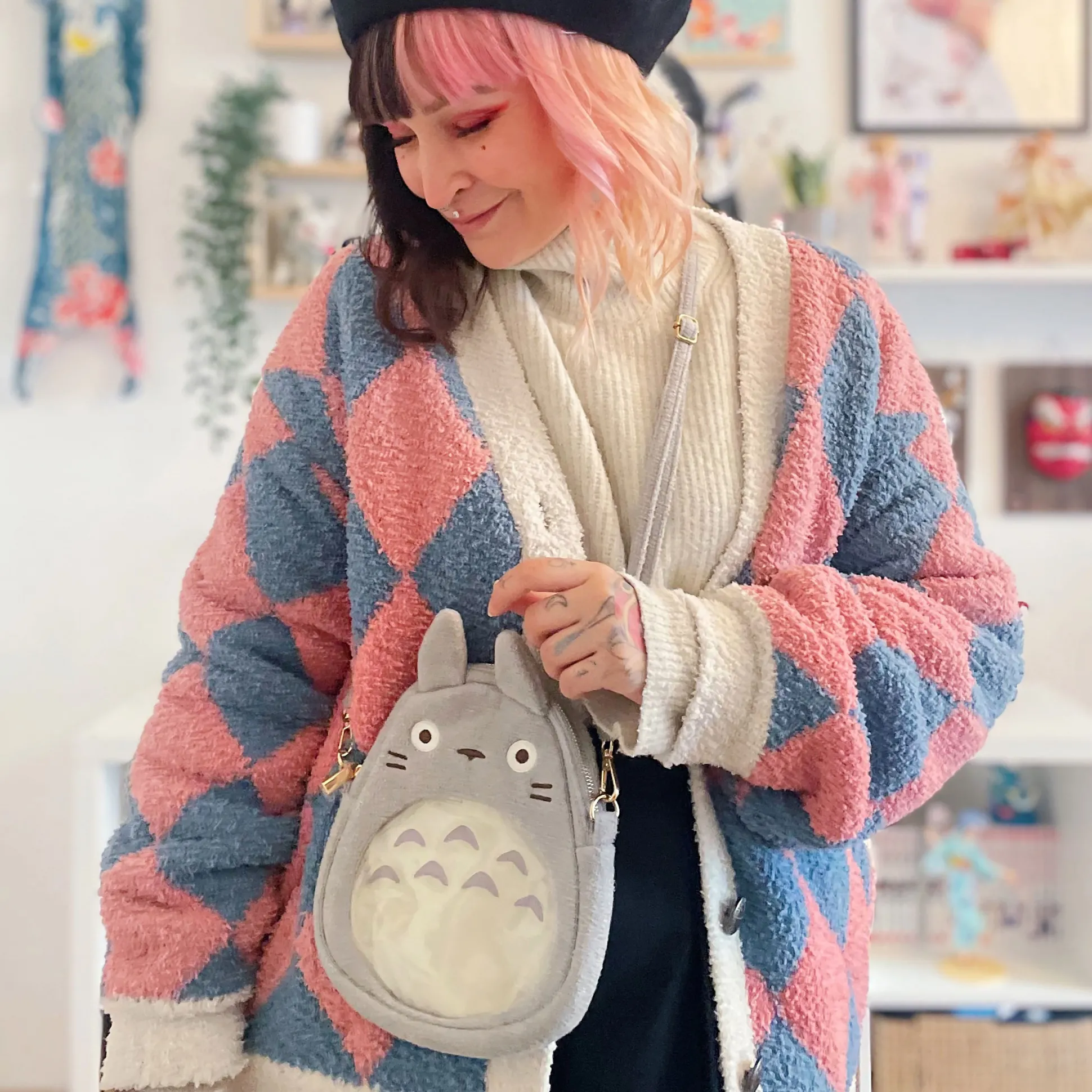 Totoro - Grote Totoro Pluche Schoudertas