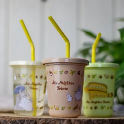 Totoro - Katbus en Totoro Beker met Rietje 3-delige Set