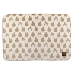 Totoro - Silhouet knuffeldeken met teddyvoering