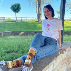 Turbo Granny T-shirt voor Dandadan-fans wit