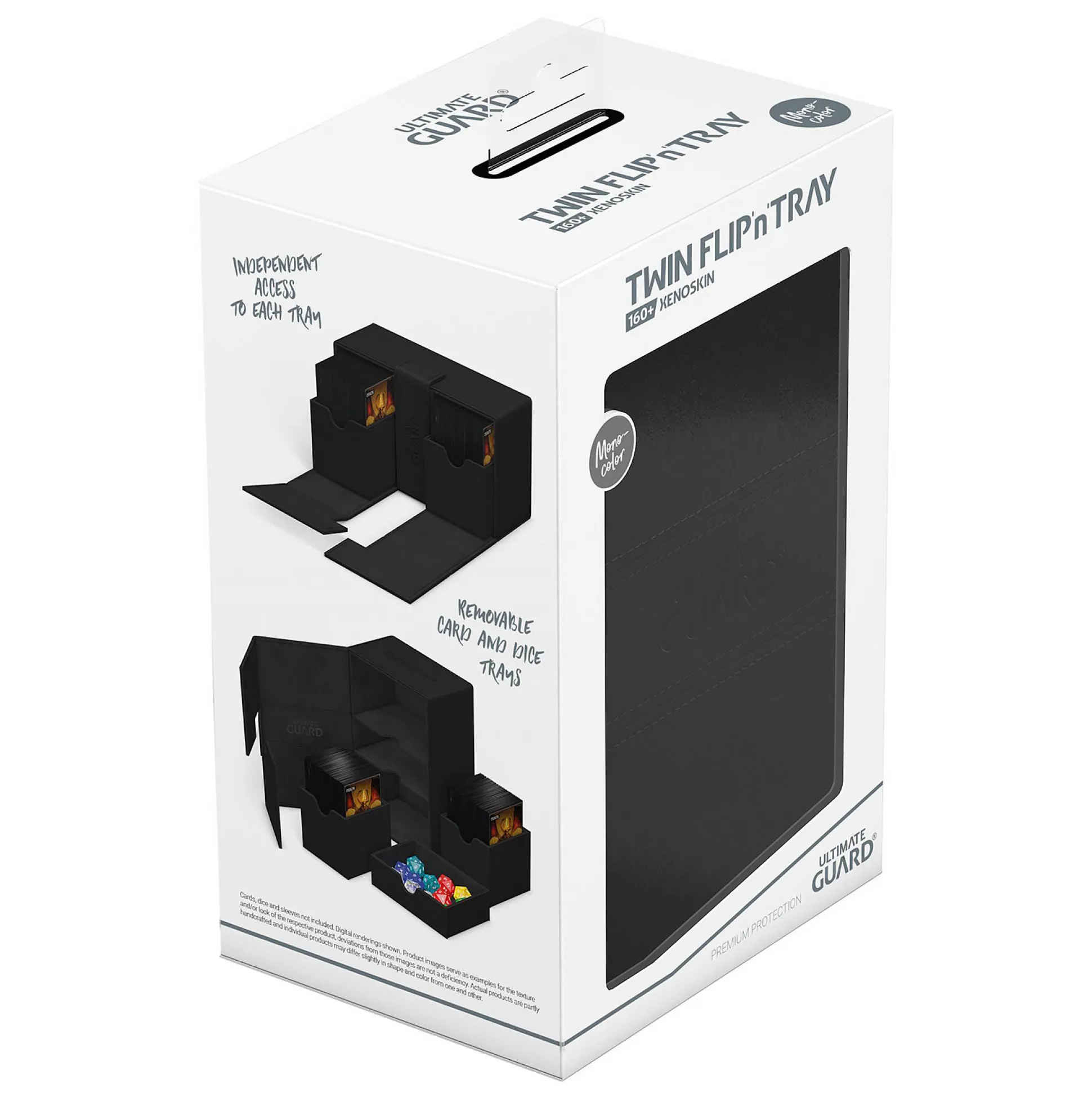 Ultimate Guard 160+ Zwarte Kaartenbox