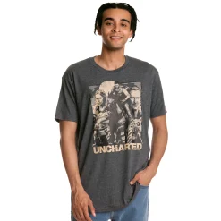 Uncharted - Cover Page T-Shirt grijs