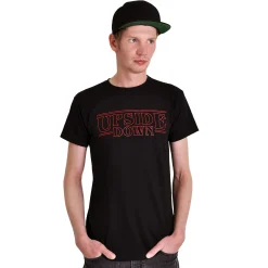Upside Down T-Shirt zwart