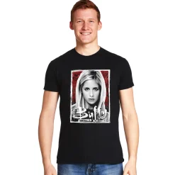Vampierjager T-shirt voor Buffy fans Zwart