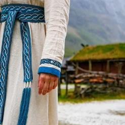 Viking Jurk Lagertha Beige-Blauw