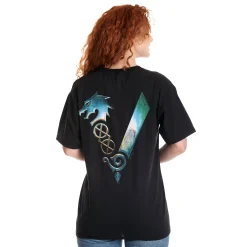 Vikings - Metallic T-Shirt Zwart