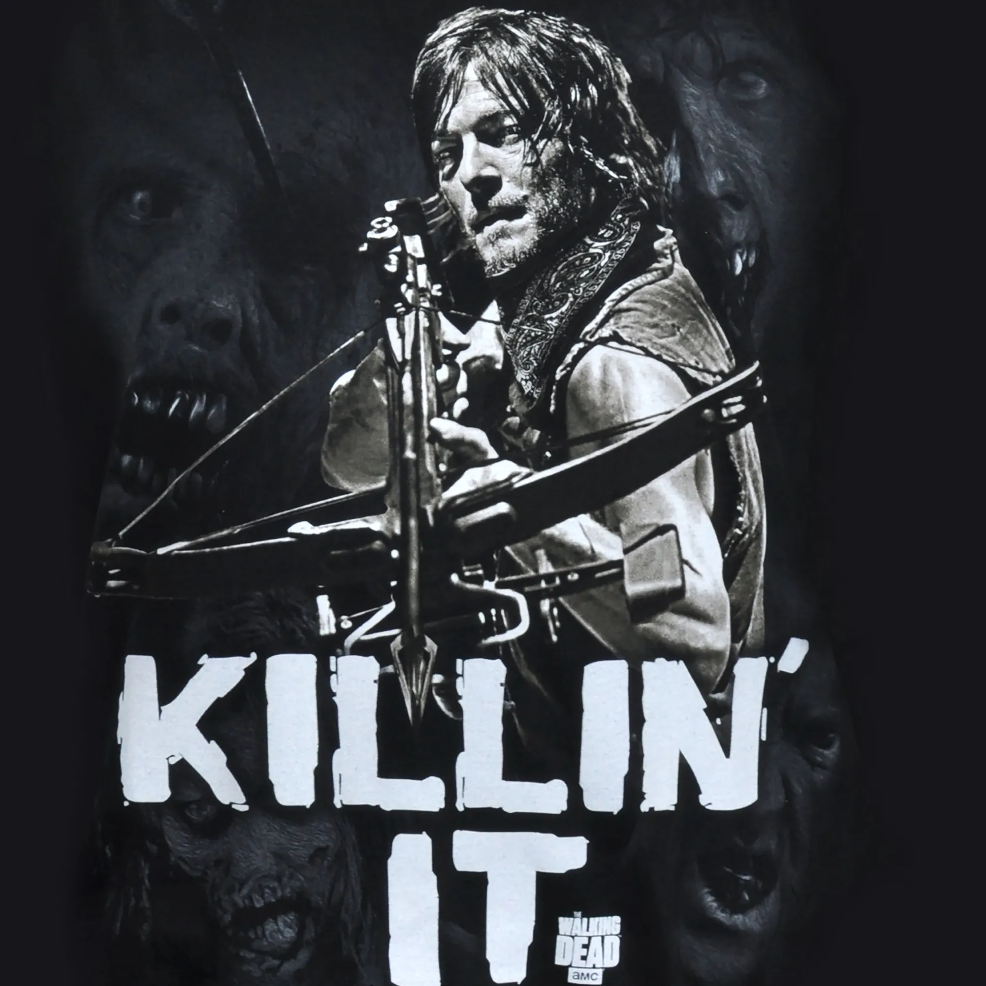 Walking Dead - Daryl Killin It T-shirt zwart