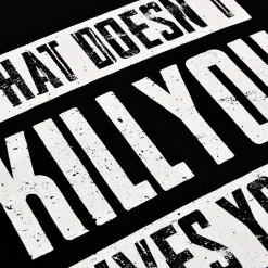 Wat je niet doodt, geeft je XP zwart T-shirt