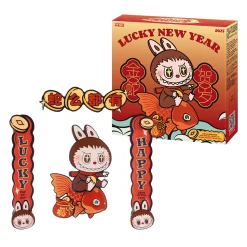 Wealthy Snake's Nieuwjaarsviering Serie POP MART Mystery Magneet