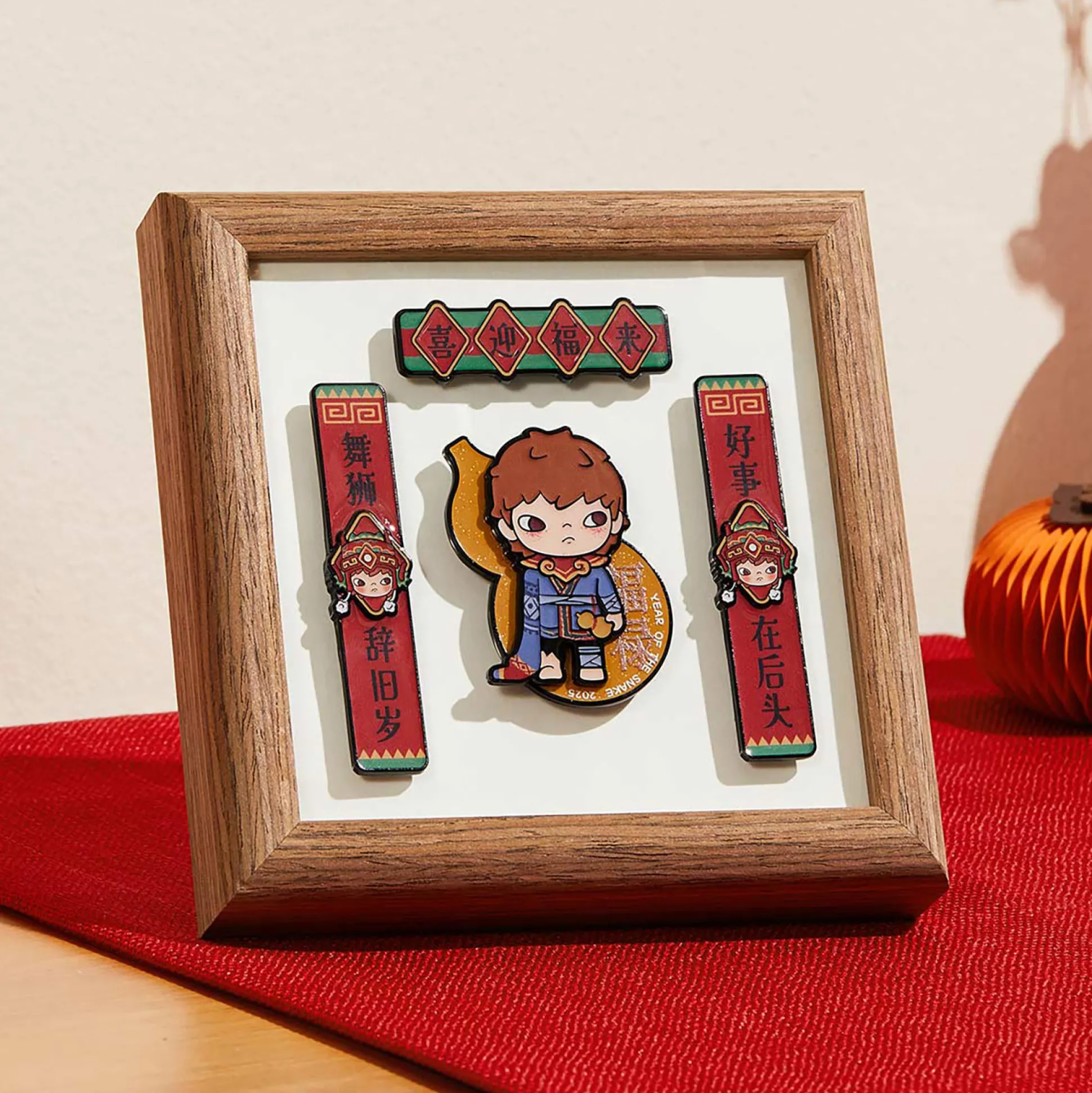 Wealthy Snake's Nieuwjaarsviering Serie POP MART Mystery Magneet