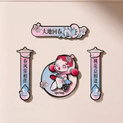 Wealthy Snake's Nieuwjaarsviering Serie POP MART Mystery Magneet