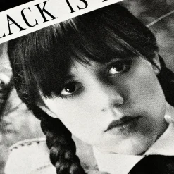 Wednesday - Black Is My Happy Colour T-shirt zwart