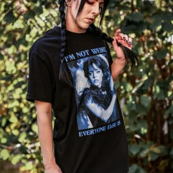 Wednesday - Dance Oversize T-shirt zwart