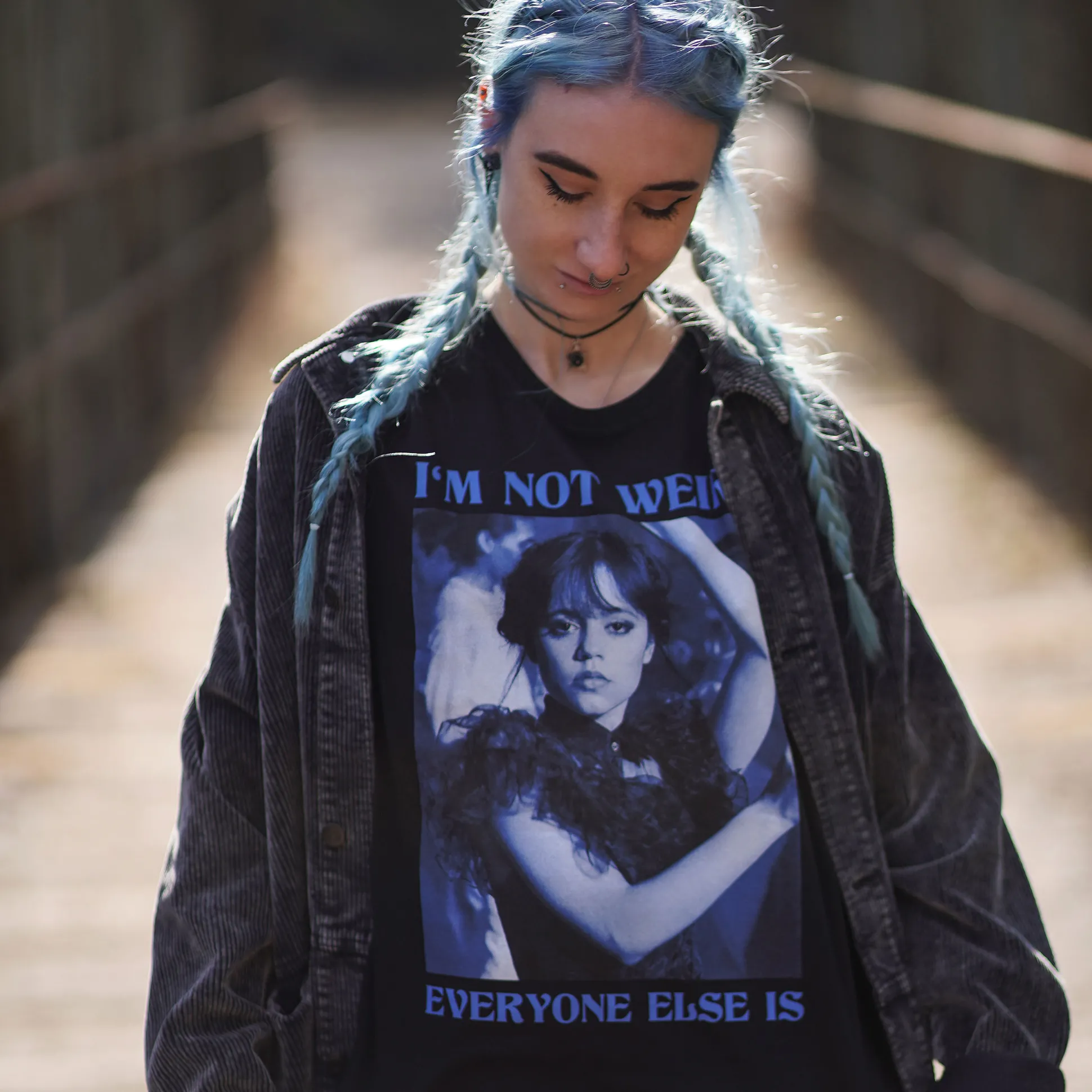 Wednesday - Dans T-shirt zwart